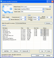 Oxelon Media Converter screenshot